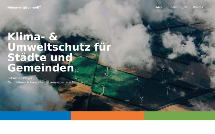 Screenshot of klimaenergieumwelt.de