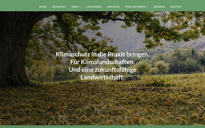 Screenshot of klimapraxis.de