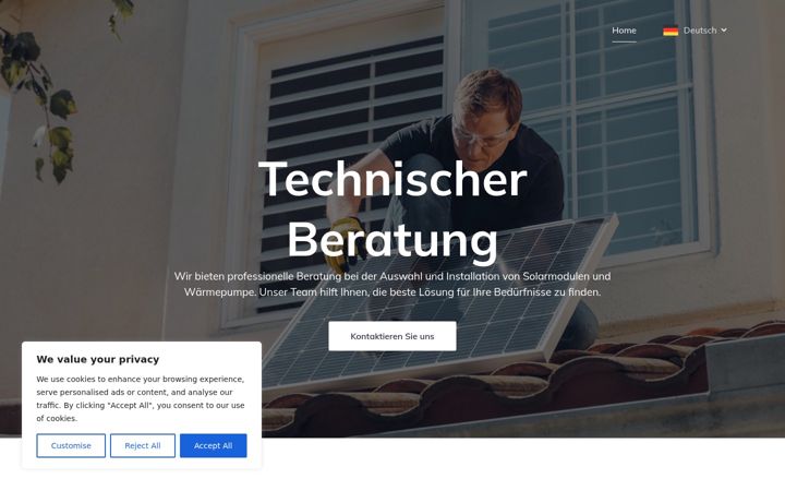 Screenshot of klimarenovierung.de