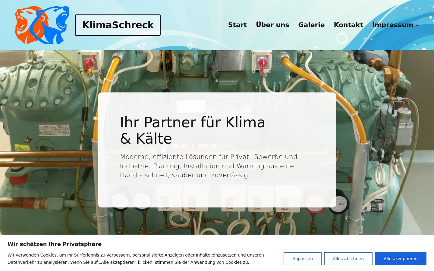 Snímek obrazovky baneru souhlasu zobrazeného před jakoukoli interakcí