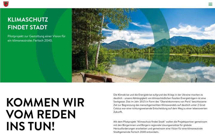 Screenshot of klimaschutz-ferlach.at