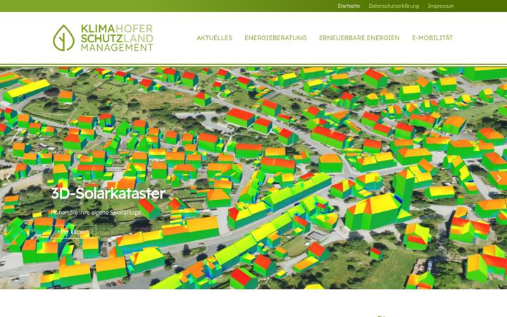 Screenshot of klimaschutz-hoferland.de
