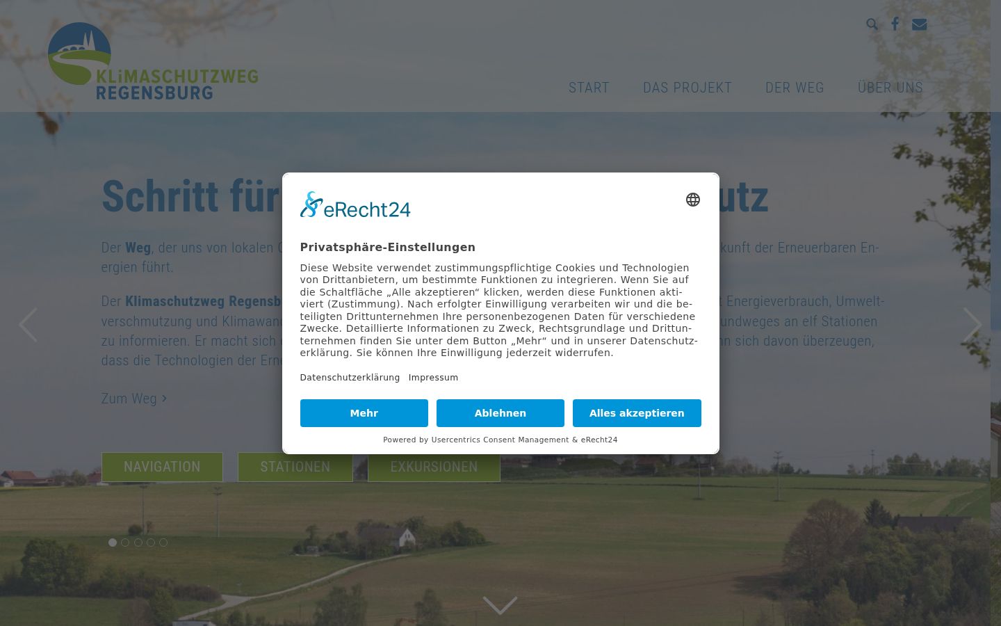 Screenshot tal-banner tal-kunsens muri qabel kwalunkwe interazzjoni