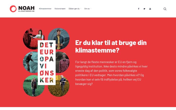 Screenshot of klimastemmer.dk
