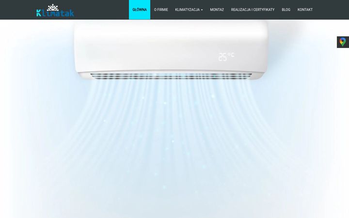 Screenshot of klimatak.pl