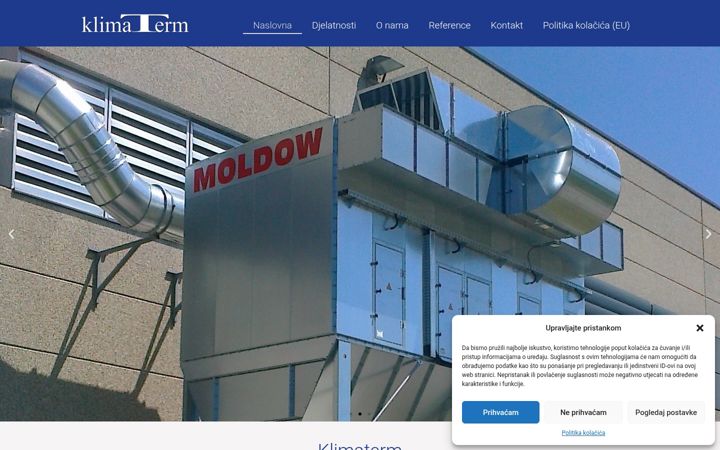 Screenshot of klimaterm.hr
