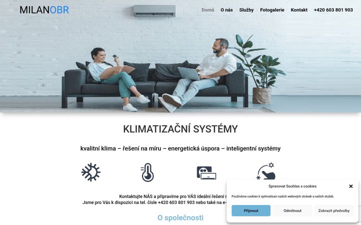Screenshot of klimatizaceprostejov.cz