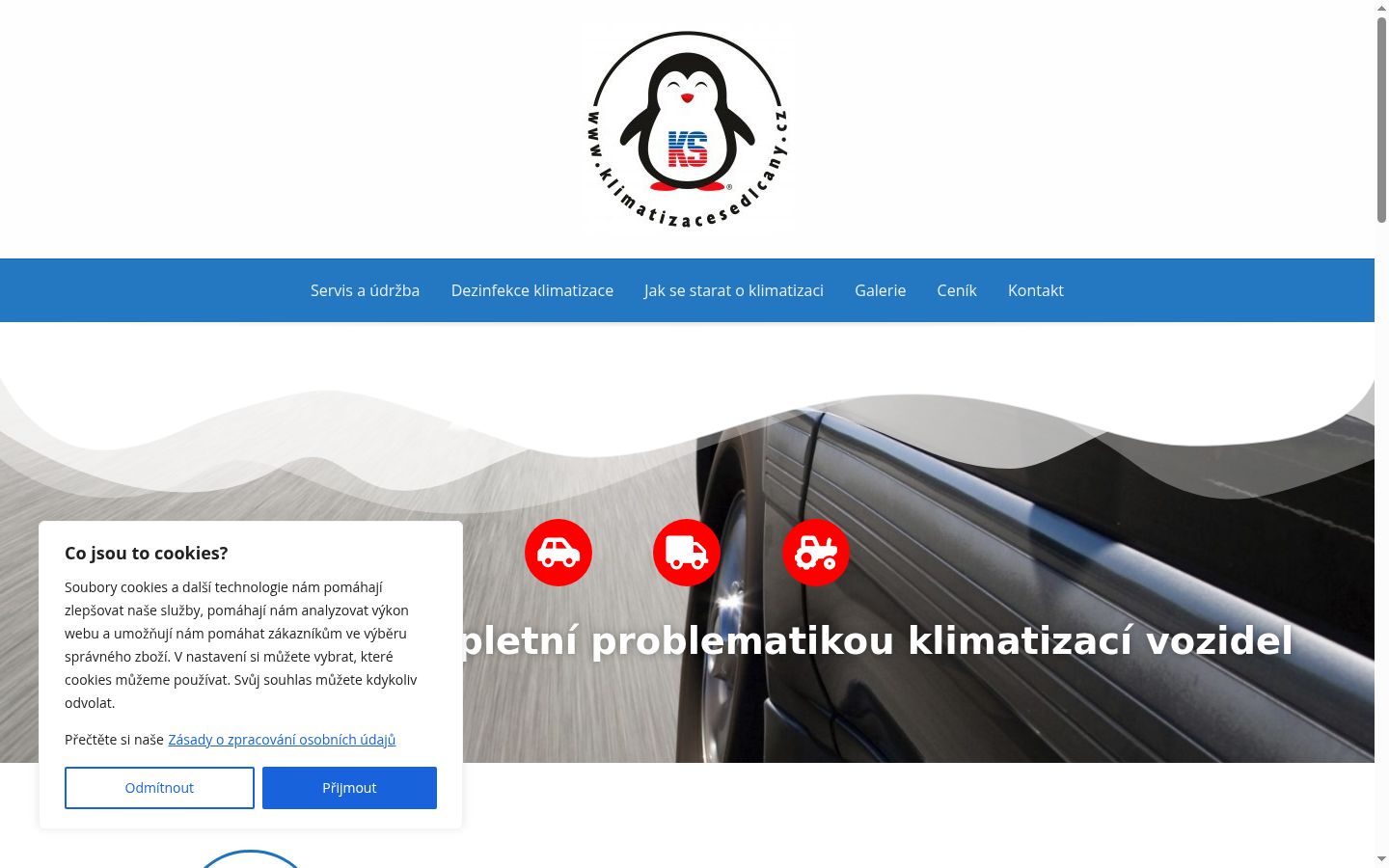 Screenshot des Einwilligungsbanners vor jeglicher Interaktion
