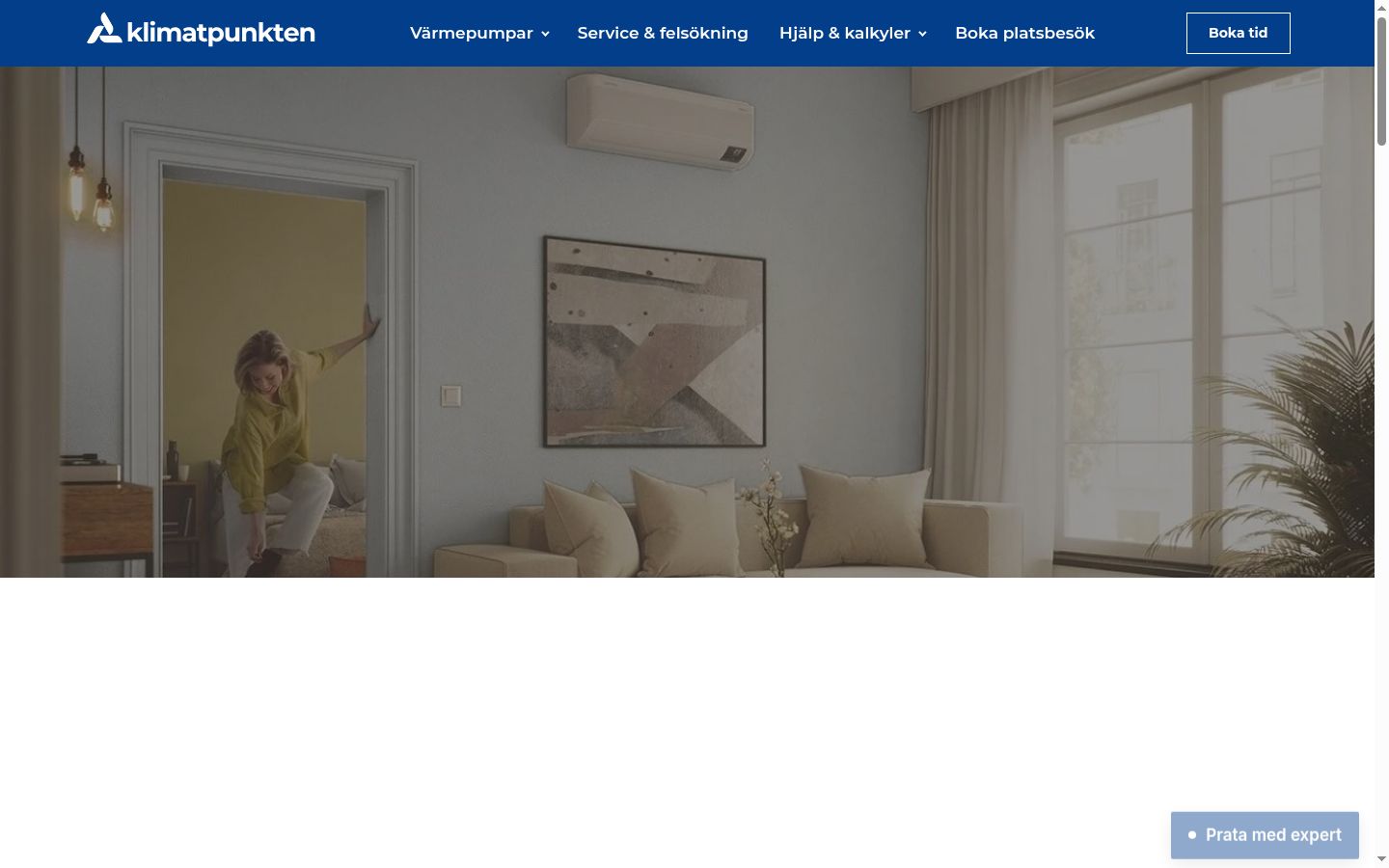 Skärmbild av samtyckesbannern som visades före någon interaktion
