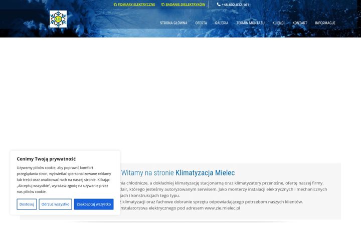 Screenshot of klimatyzacjamielec.pl