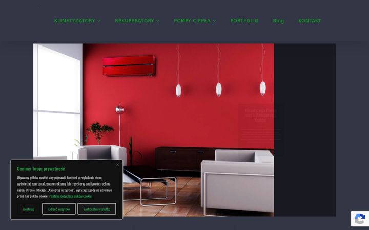 Screenshot of klimatyzacjaplus.pl