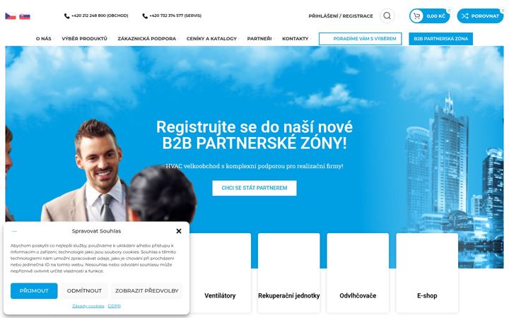 Screenshot of klimavex.eu