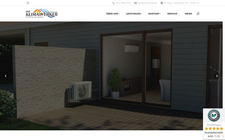 Screenshot of klimawerker.de