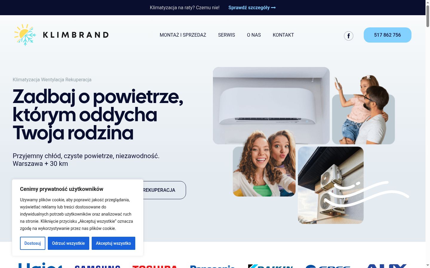 Sutikimo reklamjuostės, rodytos prieš bet kokią sąveiką, ekrano kopija