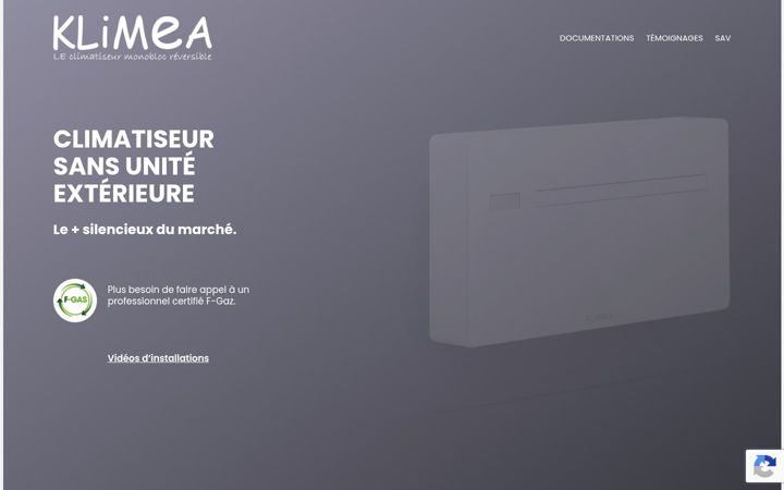 Screenshot of klimea.com