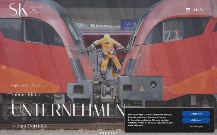 Screenshot of klimpt.at