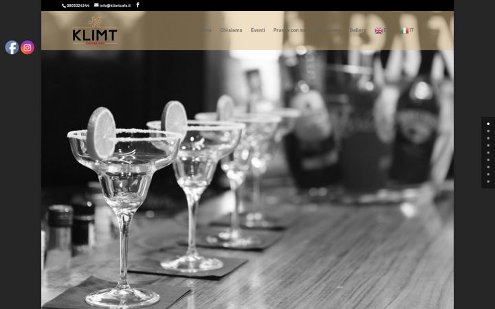 Screenshot of klimtcafe.it