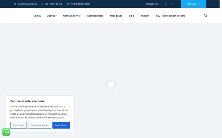 Screenshot of klimujeme.sk