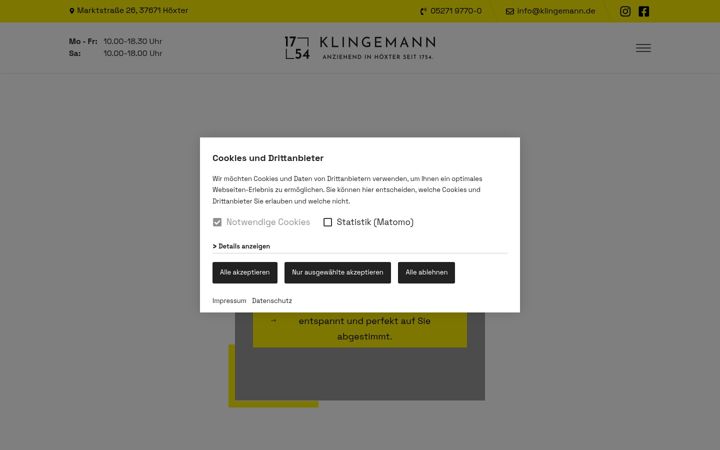 Screenshot of klingemann.de