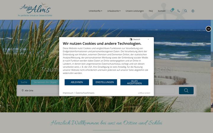 Screenshot of klingt-nach-urlaub.de