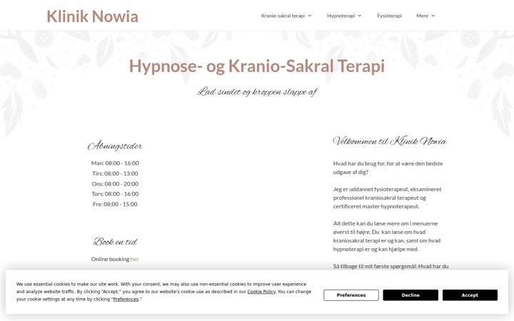 Screenshot of klinik-nowia.dk