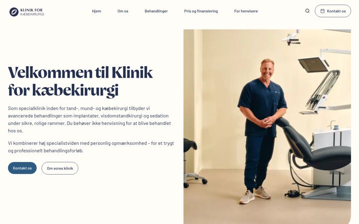 Screenshot of klinik-vs15.dk