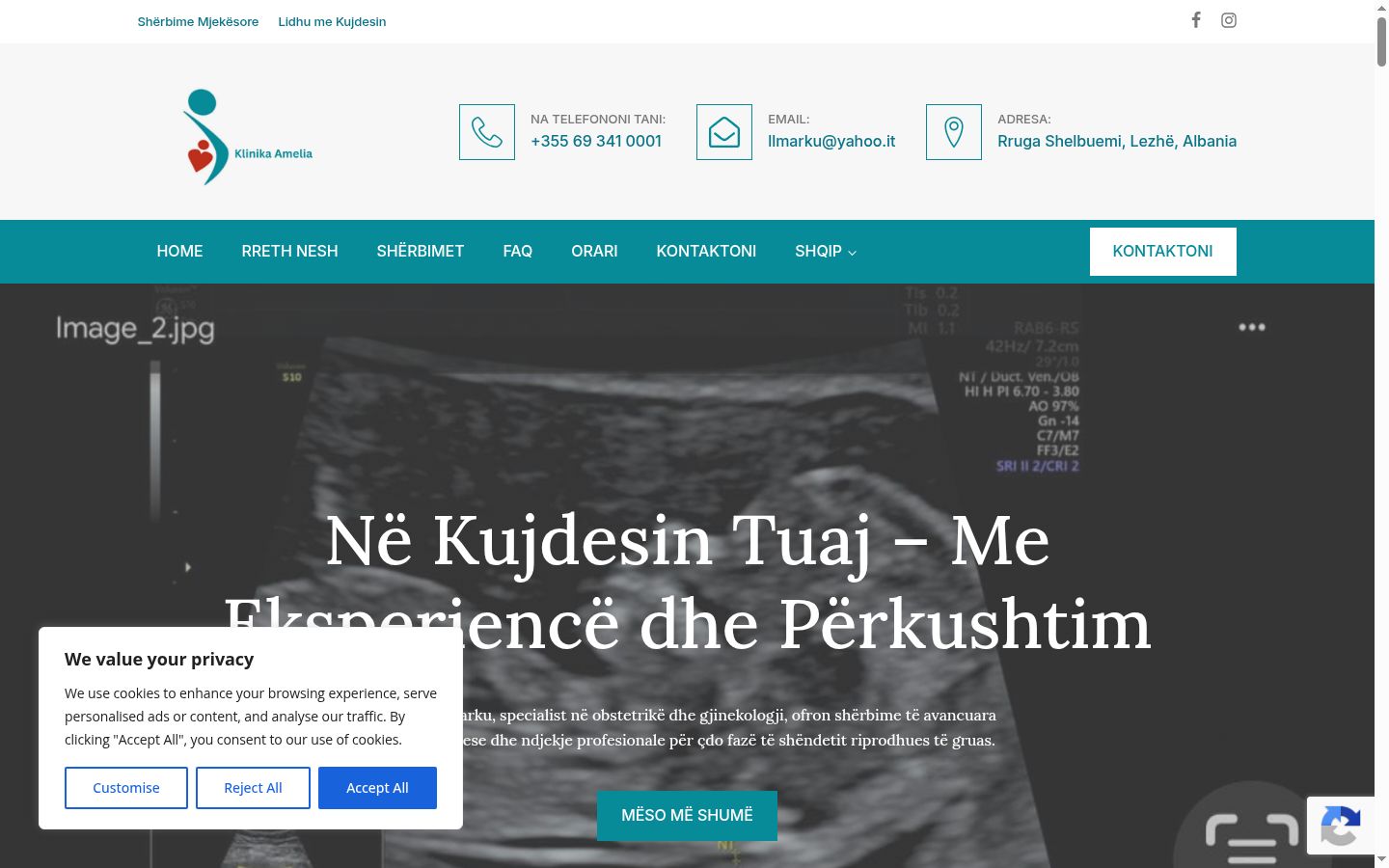 Sutikimo reklamjuostės, rodytos prieš bet kokią sąveiką, ekrano kopija