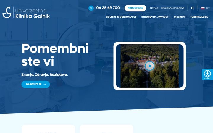 Screenshot ta' klinika-golnik.si