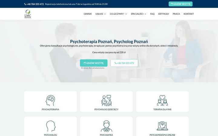 Screenshot of klinika-lmc.pl