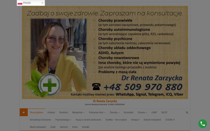 Screenshot of klinika-zdrowienia.pl