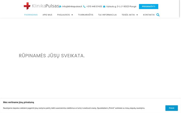 Screenshot of klinikapulsas.lt