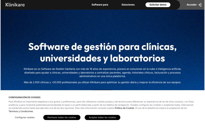 Screenshot of klinikare.com