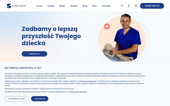 Screenshot von klinikasmyka.pl