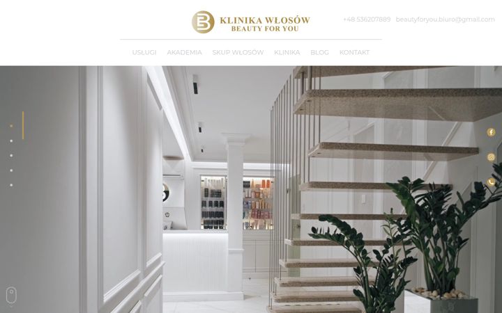 Screenshot of klinikawlosowkrakow.com