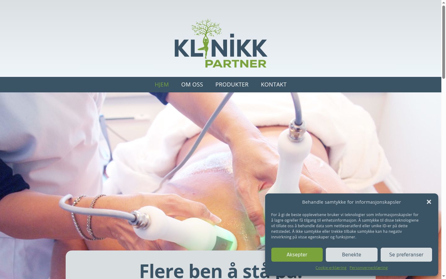 Screenshot des Einwilligungsbanners vor jeglicher Interaktion