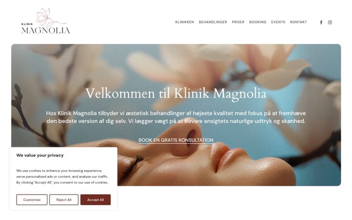 Screenshot of klinikmagnolia.dk
