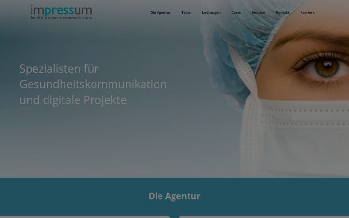 Screenshot of klinikmarketing-der-zukunft.de