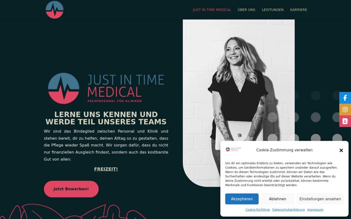 Screenshot of klinikpersonal.com