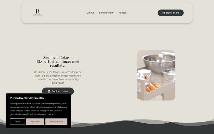 Screenshot of klinikrevee.dk