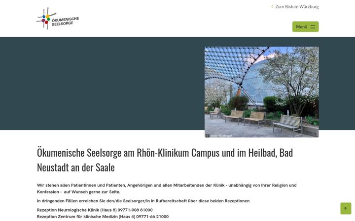 Screenshot of klinikseelsorge-bad-neustadt.de
