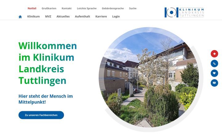 Screenshot of klinikum-tut.de