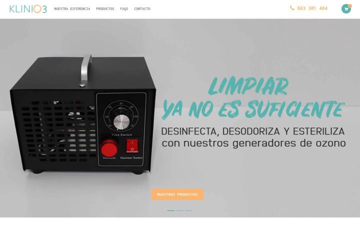 Screenshot of klinio3.com