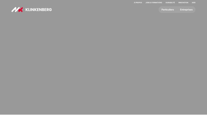 Screenshot of klinkenberg.be