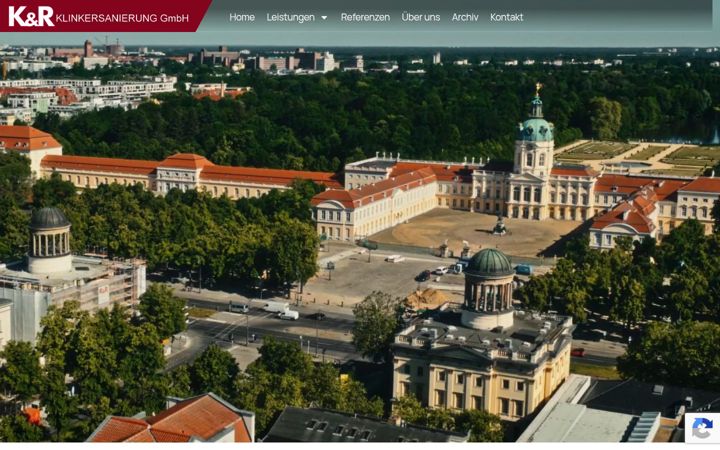 Screenshot of klinkersanierung.de