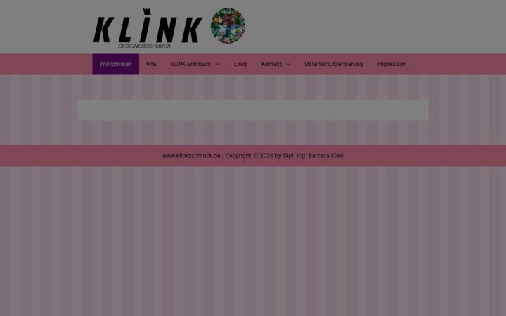 Screenshot of klinkschmuck.de