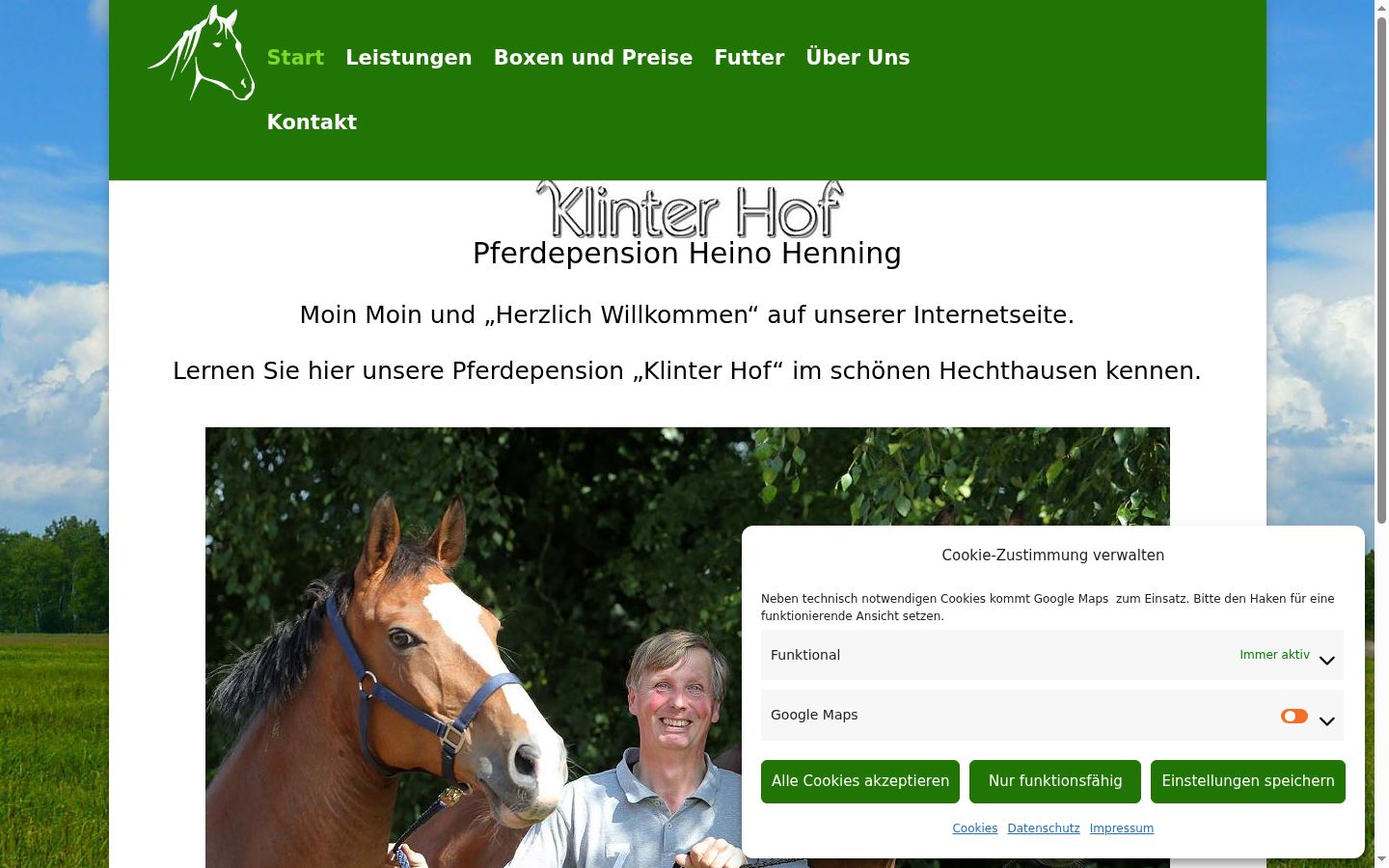 Screenshot tal-banner tal-kunsens muri qabel kwalunkwe interazzjoni