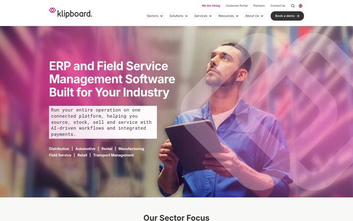 Screenshot of klipboard.com