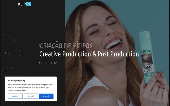 Screenshot of klipfx.com