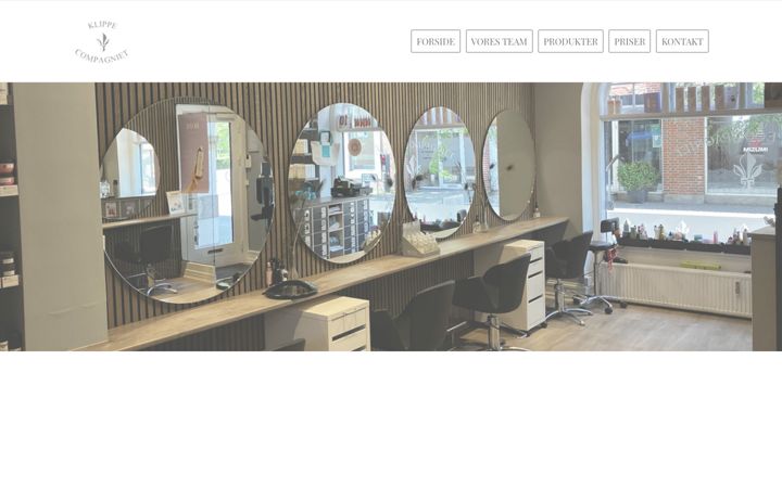 Screenshot of klippe-compagniet.dk