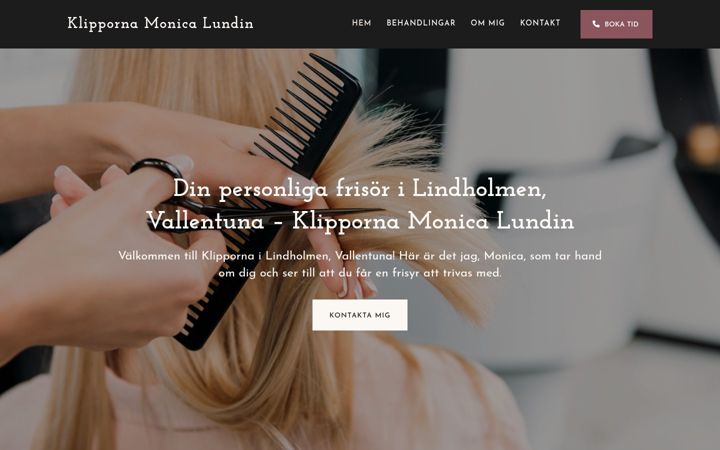 Screenshot of klipporna.se